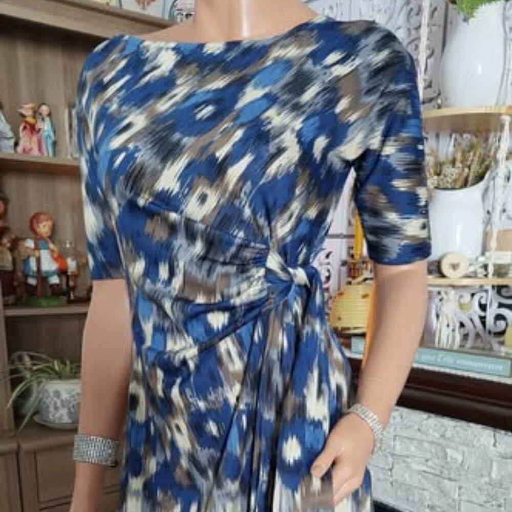 Robe longue d'été zébré XS